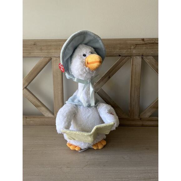 Cuddle Barn 14" Mother Goose Animated Talking Plush Recites 7 Nursery Rhymes - Picture 5 of 8